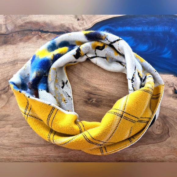 Anthropologie Mixed Print Infinity Scarf